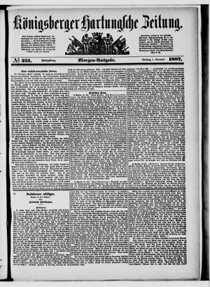 Königsberger Hartungsche Zeitung vom 01.11.1887