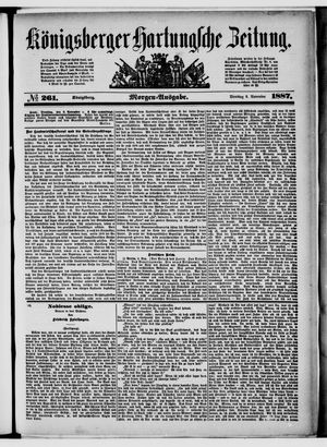 Königsberger Hartungsche Zeitung vom 08.11.1887