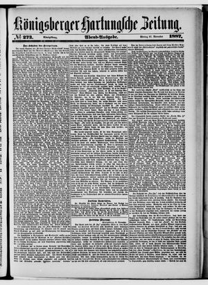 Königsberger Hartungsche Zeitung vom 21.11.1887