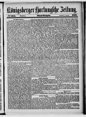 Königsberger Hartungsche Zeitung vom 03.12.1887