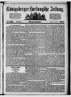 Königsberger Hartungsche Zeitung vom 14.12.1887