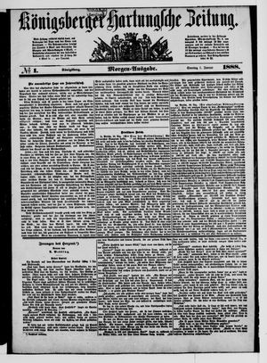 Königsberger Hartungsche Zeitung vom 01.01.1888
