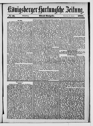 Königsberger Hartungsche Zeitung vom 12.01.1888