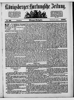 Königsberger Hartungsche Zeitung on Jan 26, 1888