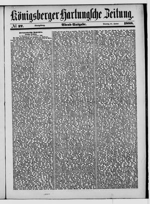 Königsberger Hartungsche Zeitung vom 31.01.1888