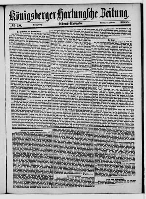 Königsberger Hartungsche Zeitung vom 13.02.1888