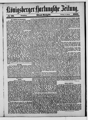 Königsberger Hartungsche Zeitung vom 14.02.1888