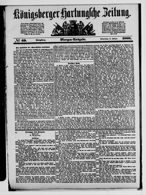 Königsberger Hartungsche Zeitung vom 16.02.1888