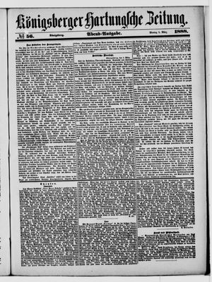 Königsberger Hartungsche Zeitung vom 05.03.1888
