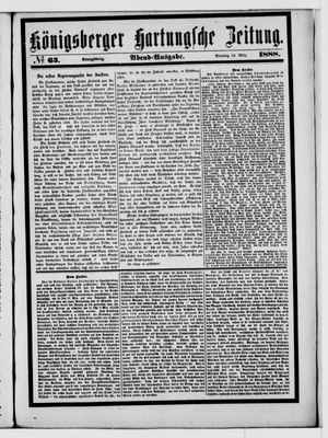 Königsberger Hartungsche Zeitung vom 13.03.1888