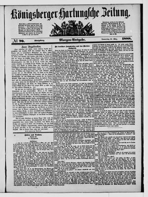 Königsberger Hartungsche Zeitung vom 22.03.1888