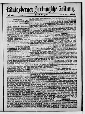 Königsberger Hartungsche Zeitung vom 23.03.1888