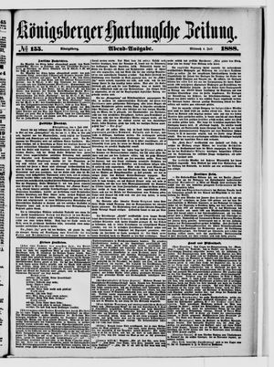 Königsberger Hartungsche Zeitung vom 04.07.1888