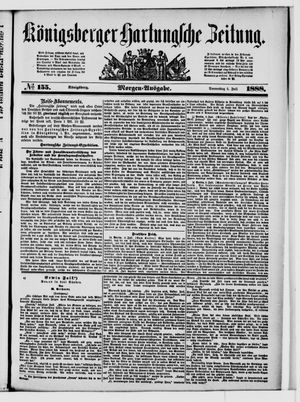 Königsberger Hartungsche Zeitung vom 05.07.1888