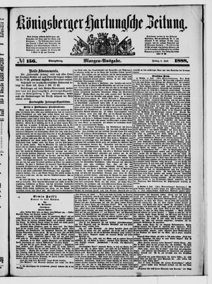 Königsberger Hartungsche Zeitung vom 06.07.1888