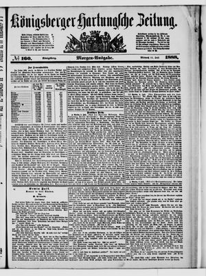 Königsberger Hartungsche Zeitung vom 11.07.1888