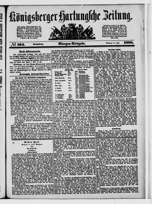 Königsberger Hartungsche Zeitung vom 15.07.1888
