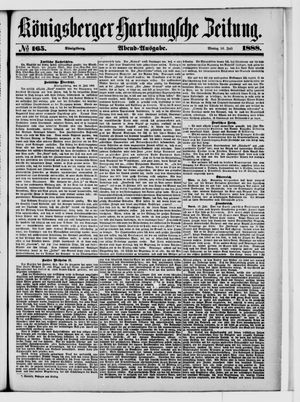 Königsberger Hartungsche Zeitung vom 16.07.1888