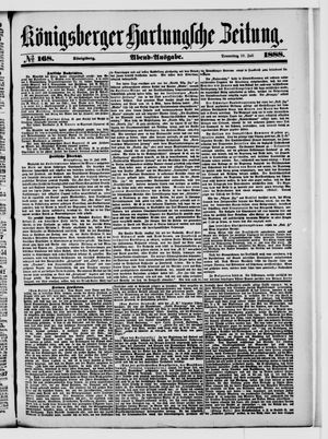 Königsberger Hartungsche Zeitung vom 19.07.1888