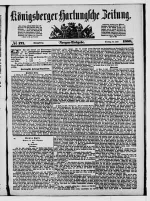 Königsberger Hartungsche Zeitung vom 24.07.1888