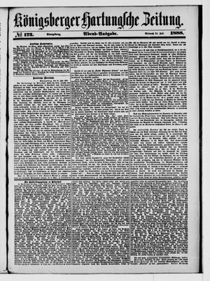 Königsberger Hartungsche Zeitung vom 25.07.1888