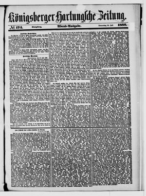 Königsberger Hartungsche Zeitung vom 26.07.1888