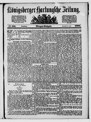 Königsberger Hartungsche Zeitung vom 28.07.1888
