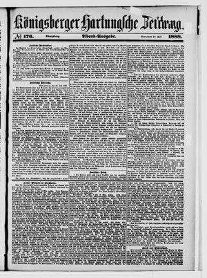 Königsberger Hartungsche Zeitung vom 28.07.1888