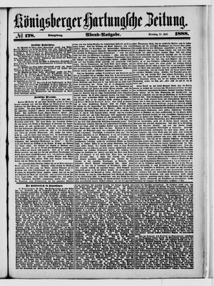 Königsberger Hartungsche Zeitung vom 31.07.1888