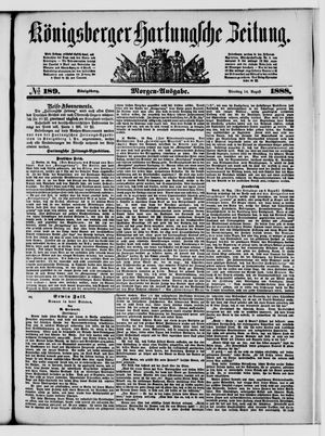 Königsberger Hartungsche Zeitung vom 14.08.1888
