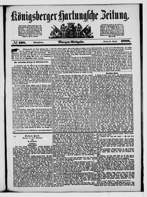Königsberger Hartungsche Zeitung vom 24.08.1888