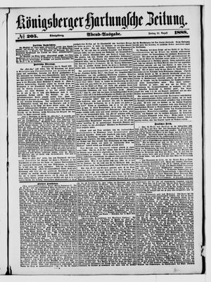 Königsberger Hartungsche Zeitung vom 31.08.1888