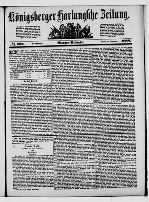 Königsberger Hartungsche Zeitung vom 21.09.1888