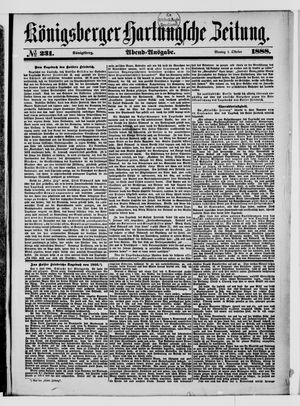 Königsberger Hartungsche Zeitung vom 01.10.1888