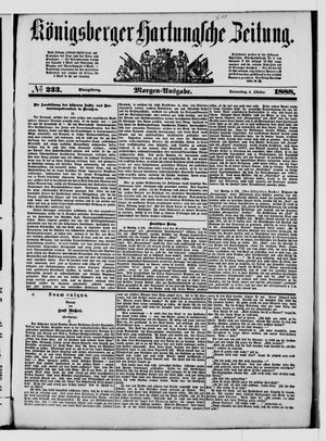 Königsberger Hartungsche Zeitung vom 04.10.1888