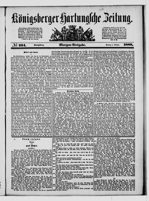 Königsberger Hartungsche Zeitung vom 05.10.1888