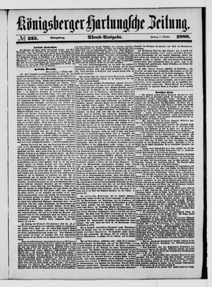 Königsberger Hartungsche Zeitung vom 05.10.1888