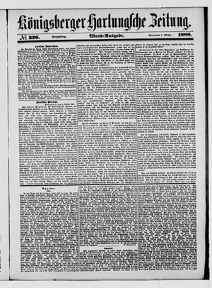 Königsberger Hartungsche Zeitung on Oct 6, 1888