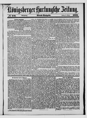 Königsberger Hartungsche Zeitung vom 12.10.1888
