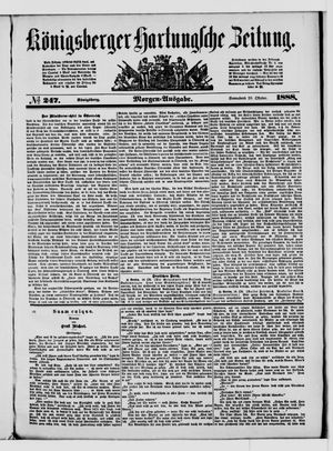 Königsberger Hartungsche Zeitung vom 20.10.1888