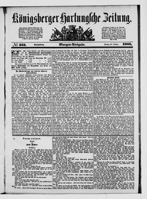 Königsberger Hartungsche Zeitung vom 26.10.1888