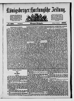 Königsberger Hartungsche Zeitung vom 02.11.1888