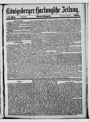 Königsberger Hartungsche Zeitung vom 08.11.1888