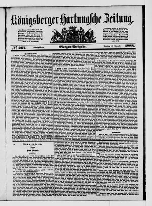 Königsberger Hartungsche Zeitung vom 13.11.1888