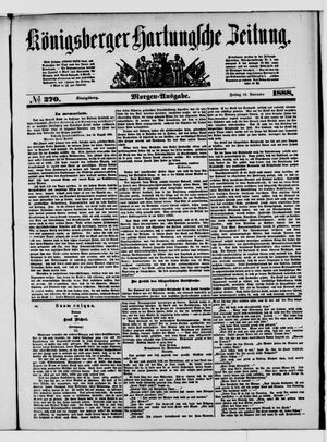 Königsberger Hartungsche Zeitung vom 16.11.1888