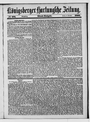 Königsberger Hartungsche Zeitung vom 16.11.1888