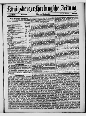 Königsberger Hartungsche Zeitung vom 30.11.1888