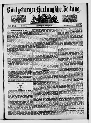 Königsberger Hartungsche Zeitung vom 02.12.1888