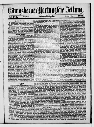 Königsberger Hartungsche Zeitung on Dec 4, 1888