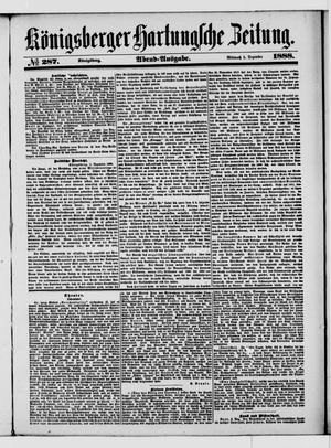 Königsberger Hartungsche Zeitung vom 05.12.1888